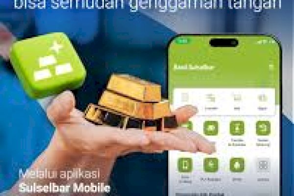 Bank Sulselbar Luncurkan Investasi Emas Digital, Praktis dan Aman
