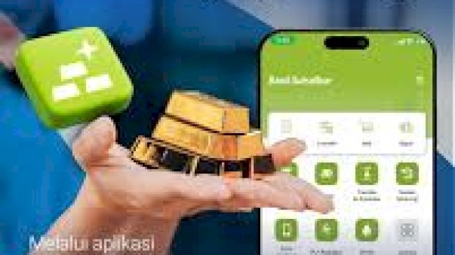 Bank Sulselbar Luncurkan Investasi Emas Digital, Praktis dan Aman
