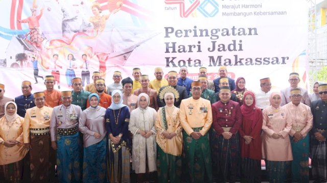 Munafri-Aliyah Rajut Kebersamaan Pemimpin Daerah Sulsel di Perayaan HUT ke-418 Kota Makassar