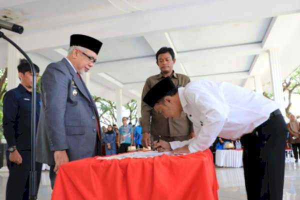 Wabup Sahabuddin Lantik 356 Anggota BPD se-Bantaeng