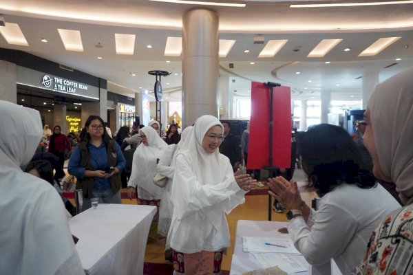 Melinda Aksa Hadiri Expo Kreatif Andalan, Dorong UMKM Makassar Go Nasional
