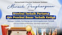 Sulsel Raih Provinsi Terbaik Pertama di Indeks Pembangunan Ketenagakerjaan 2025