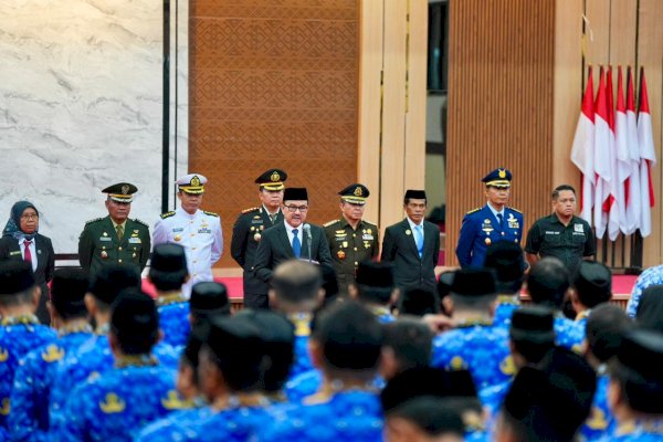 Sekda Sulsel Pimpin Upacara Hari Bela Negara ke-77, Teguhkan Komitmen Indonesia Maju