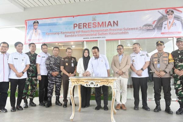 Gubernur Sulsel: Rammang-Rammang VIP Room di Bandara Hasanuddin Perkuat Koordinasi Pusat-Daerah