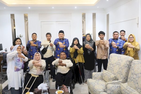 Wali Kota Makassar Ditemui Komunitas Disabilitas, Bahas HDI dan Revisi Perda