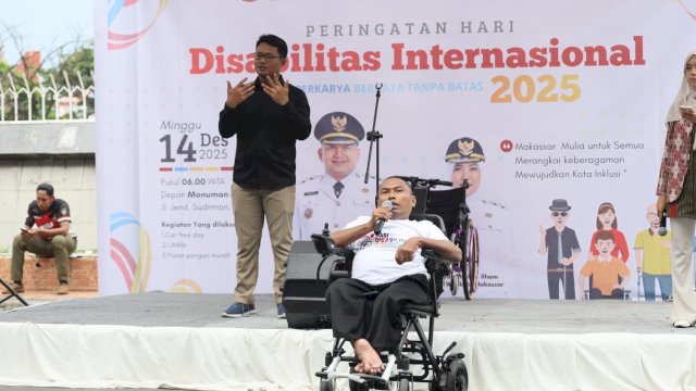 Makassar Peringati Hari Disabilitas Internasional 2025, Perwakilan Difabel Apresiasi Dukungan Wali Kota Munafri