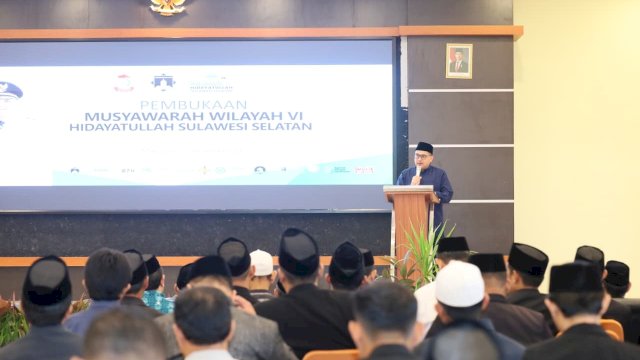 Buka Muswil Hidayatullah, Munafri Ajak Perkuat Kolaborasi Bangun Kota Religius