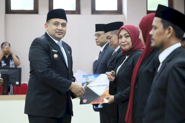Pemkot Makassar Perkuat Integritas, 14 Pejabat Inspektorat Resmi Dilantik