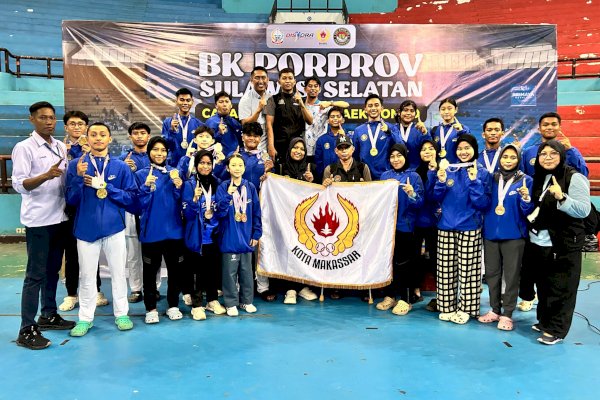 Tim Taekwondo Makassar Mendominasi BK Porprov: 9 Emas, 21 Atlet Lolos Porprov 2026