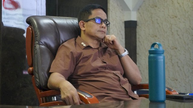 Wakil Bupati Pinrang, Sudirman Bungi, S.IP., M.Si, pada Rapat Koordinasi Piloting Digitalisasi Bantuan Sosial Tingkat Nasional.