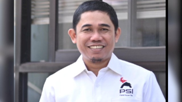 Ketua DPD PSI Kota Makassar, Sukarno Lallo. 