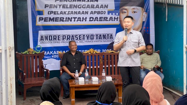 Ketua Komisi C DPRD Sulsel, Andre Prasetyo Tanta (APT).