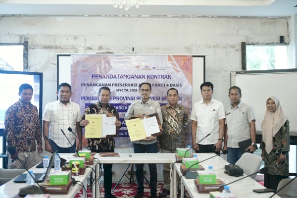 Percepat Infrastruktur, Pemprov Sulsel Realisasikan Kontrak Preservasi Jalan Multiyear 505,55 Km