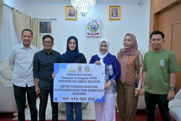 Langkah Awal, DPRD Sulsel kumpulkan Donasi 113 juta untuk Aceh dan Sumatera