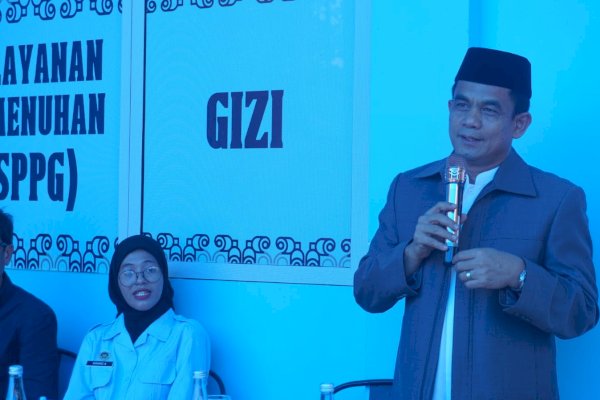 Wabup Sudirman Resmikan SPPG Watang Sawitto, Perkuat Layanan Gizi di Pinrang