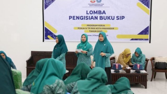 TP PKK Makassar Tingkatkan Kapasitas Kader Lewat Lomba Buku SIP 2025