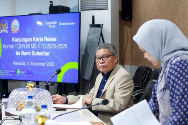 Kunjungan Reses Komisi II, Taufan Pawe Apresiasi Capaian Kinerja Bank Sulselbar