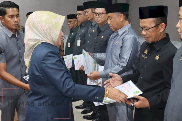 Enam Pejabat Pimpinan Tinggi Pratama Dilantik, Pemkab Sidrap Dorong Kinerja Lebih Profesional