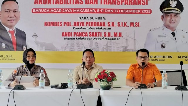 Bimtek Pengurus Koni Kota Makassar.
