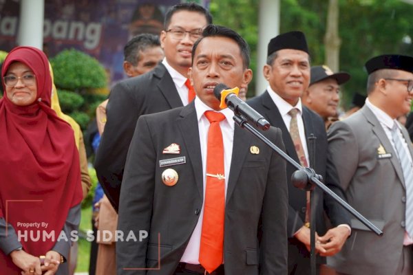 Bupati Sidrap Syaharuddin Alrif Serahkan SK 2.926 PPPK Paruh Waktu