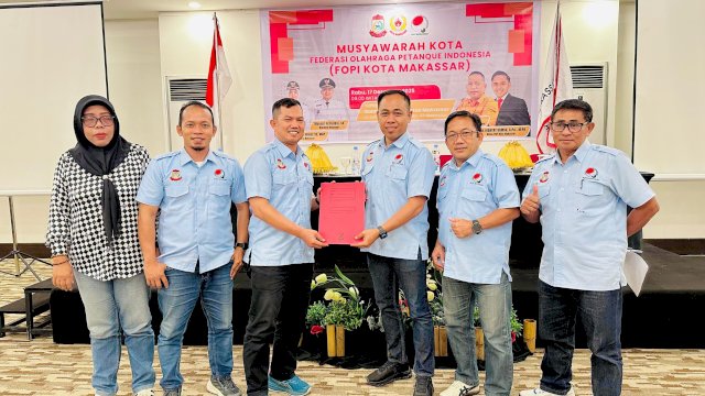 Musyawarah Kota Federasi Olahraga Petanque Indonesia (FOPI) Kota Makassar Tahun 2025.