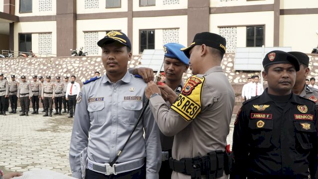 Amankan Natal dan Tahun Baru, Polres Luwu Timur Gelar Apel Pasukan