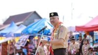 Bupati Irwan Resmi Buka Jambore Cabang Pramuka Pinrang 2025