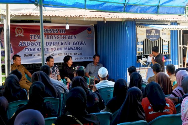 Wakil Ketua DPRD Gowa Tyna Ti’no Serap Aspirasi Warga Borong Punag
