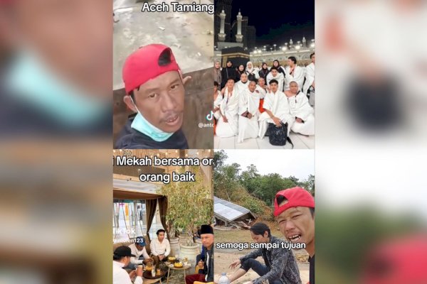 Rusdi Masse Beri Hadiah Umrah, Anto Molen Terobos Banjir dan Longsor di Aceh Demi ke Tanah Suci