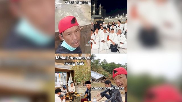 Rusdi Masse Beri Hadiah Umrah, Anto Molen Terobos Banjir dan Longsor di Aceh Demi ke Tanah Suci