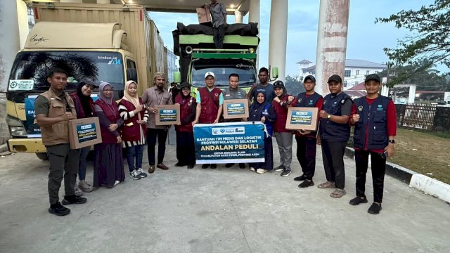 Pemprov Sulsel kembali mengirim bantuan ke Provinsi Aceh.