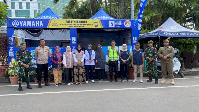 Dinkes Sulsel menyiagakan tim medis di sejumlah Pos Terpadu Natal 2025 dan Tahun Baru 2026.