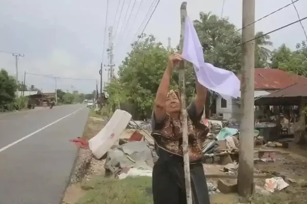 Putus Asa, Bendera Putih Berkibar di Aceh-Warga Menyerah dan Butuh Bantuan