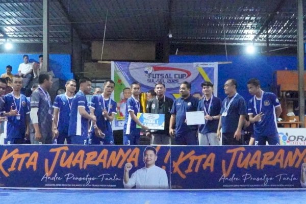 Drama Adu Penalti Antar SMA 8 Makassar Juarai Futsal Cup Dispora Sulsel 2025