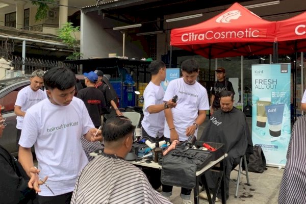 CitraCosmetic–Kahf Galang Donasi Lewat Haircut Sedekahf untuk Korban Bencana