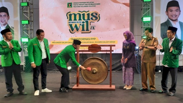 Pembukaan Muswil ke-IX PPP Sulsel.