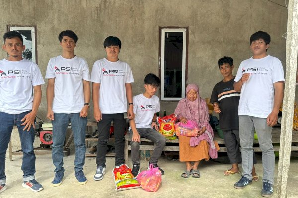 PSI Sulsel Kembali Gelar Jumat Berkah, Hadir di Desa Talawe Sidrap