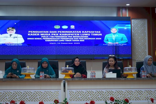 TP PKK Lutim Dorong Kader Muda Jadi Agen Perubahan Keluarga