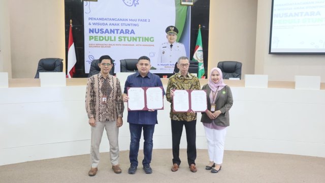 Penurunan Stunting di Kota Makassar Capai 4 Persen, Kini NPS Fokus Fase II Dilanjutkan