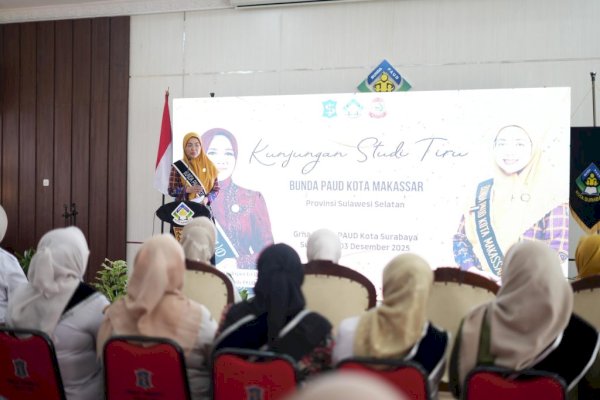 Bunda PAUD Kota Makassar Lakukan Kunjungan Silaturahmi ke Grha Bunda PAUD Surabaya dan TPA Gemes
