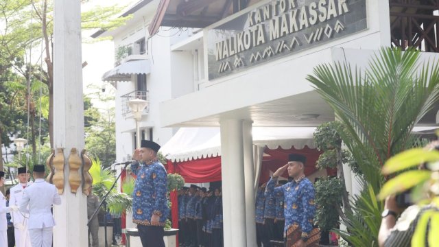 Pimpin Upacara HUT ke-54 KORPRI, Munafri Serukan ASN Solid Fokus Wujudkan Asta Cita Presiden