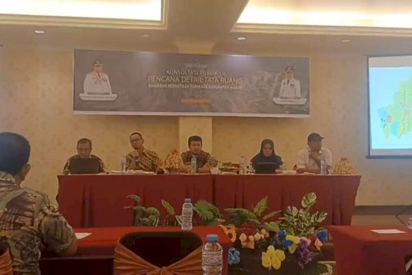 Pemkab Maros Gelar Konsultasi Publik Penyusunan RDTR Turikale
