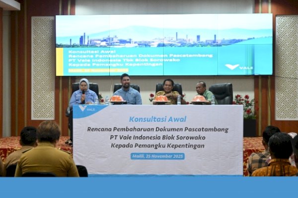 PT Vale Libatkan Pemda Lutim dan Stakeholder dalam Penyusunan Dokumen Pascatambang Blok Sorowako