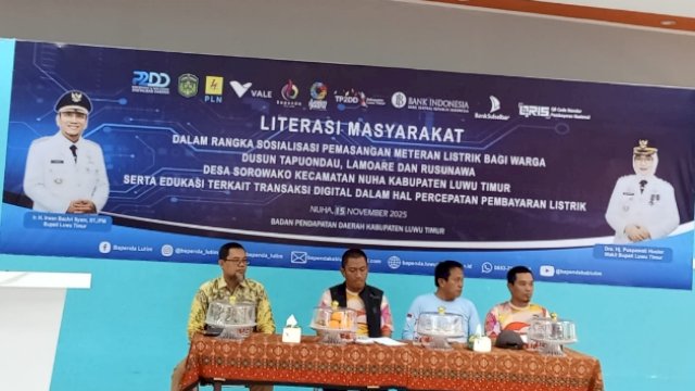 Kolaborasi PT Vale dan Pemkab Luwu Timur, Masyarakat Nikmati Pasokan Listrik Lebih Aman