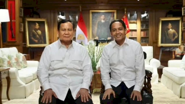 Presiden Prabowo dan Menhut Raja Juli.