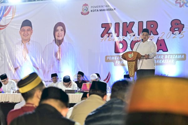 Munafri-Aliyah Bangun Momentum Refleksi di Zikir dan Doa Akhir Tahun 2025 Pemkot Makassar