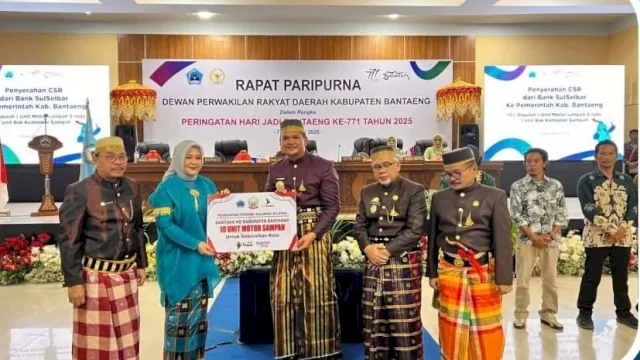 Bank Sulselbar Hadiri Paripurna HUT Bantaeng ke-771