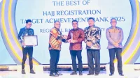 Bank Sulselbar Raih Penghargaan BPKH Pendaftaran Haji 2025
