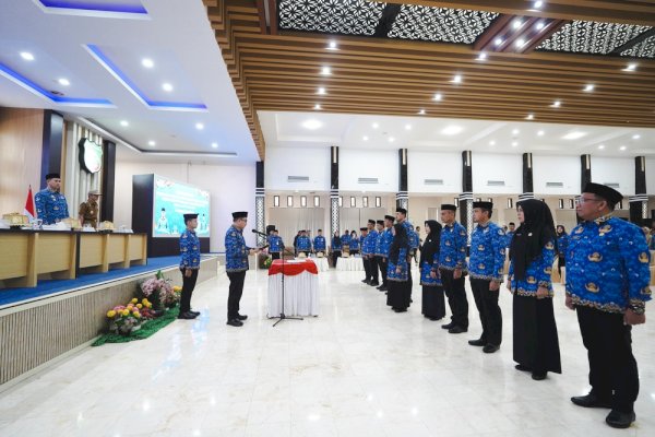 Ketua KORPRI Sulsel Kukuhkan PAW Pengurus KORPRI Pangkep, Dorong Penguatan Layanan ASN-Digitalisasi Transaksi