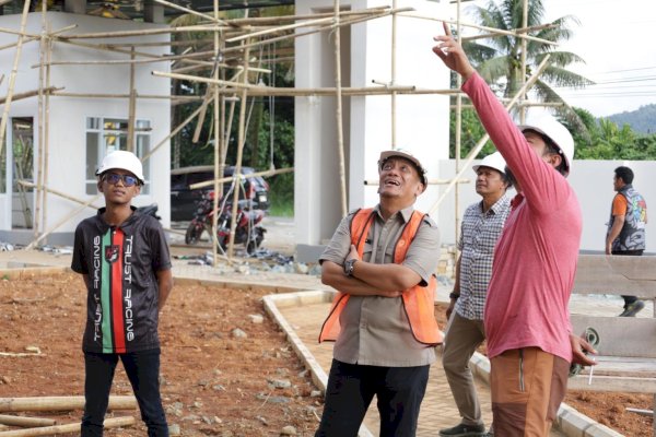 Bupati Irwan Tinjau Sejumlah Pembangunan Infrastruktur di Luwu Timur